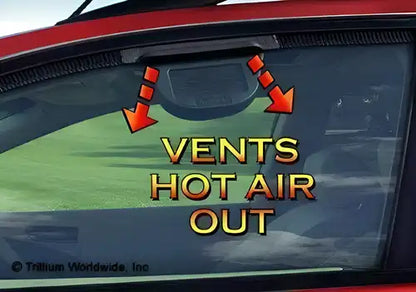 Car Auto Cool Air Vent With Rubber Stripping Car Ventilation Fan