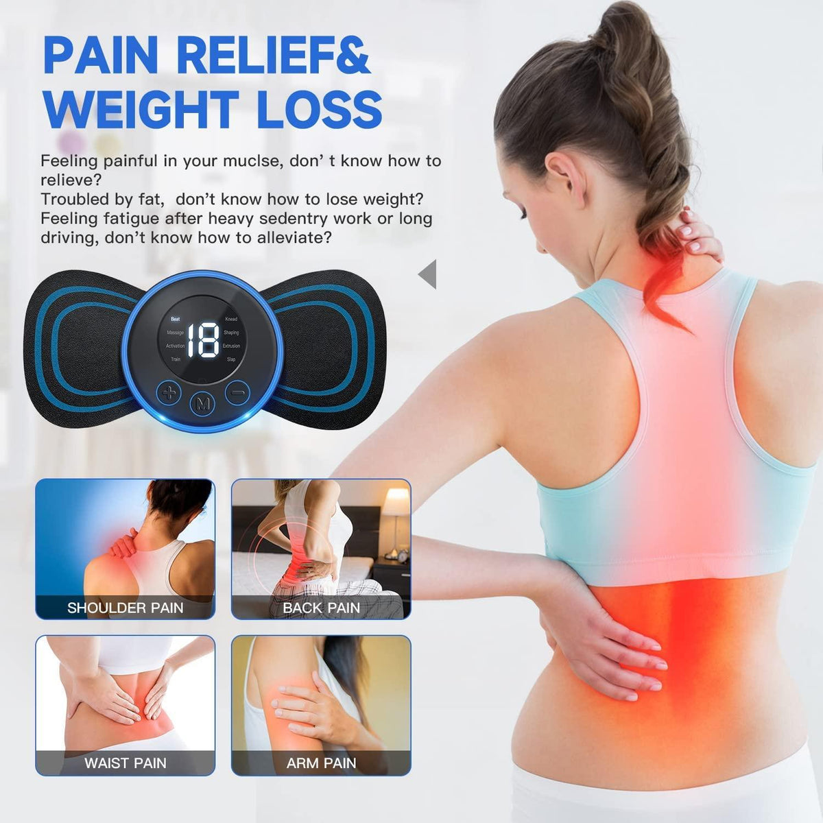 Wireless Portable Body Massager