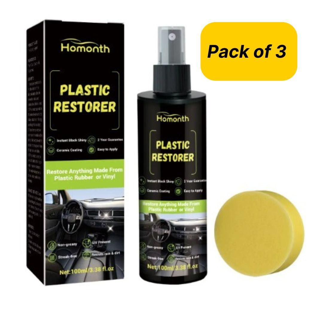 Car Plastic Restorer 100Ml (Pack Of 3)
