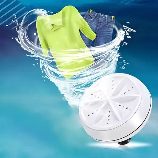 Portable Mini Washing Machine Ultrasonic Turbine Washer