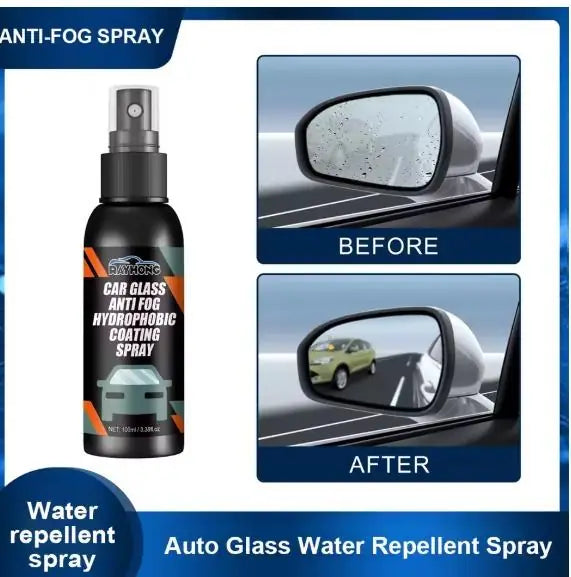 Car Glass Anti- Fog Hydrophobic Coating 100Ml (Pack Of 2)