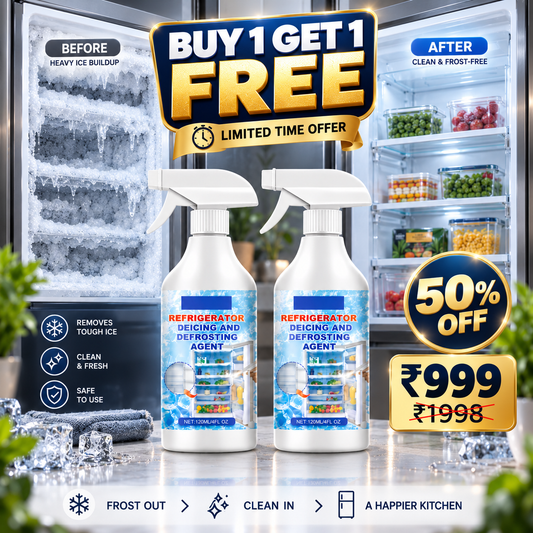FrostAway™ – Quick Refrigerator Defrosting Spray | 120ml × 2
