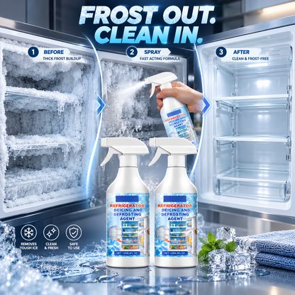 FrostAway™ – Quick Refrigerator Defrosting Spray | 120ml × 2
