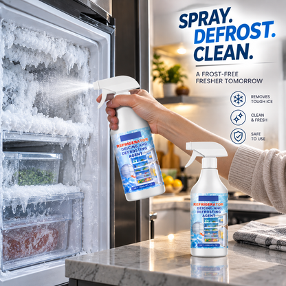 FrostAway™ – Quick Refrigerator Defrosting Spray | 120ml × 2