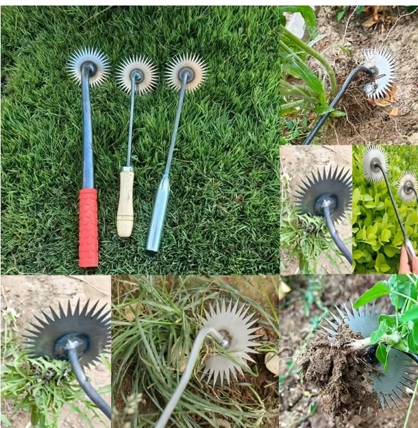 1Pc Heavy Duty Forged Metal Weed Crusher
