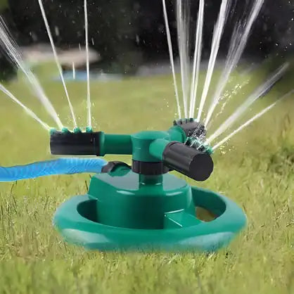 Water Sprinkler-Adjustable 360 Degree Rotation Lawn Sprinkler, Large Area Coverage, Multipurpose Yard Sprinklers