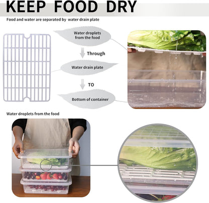 Fridge Storage Container 2500 ml (Pack Of 2)