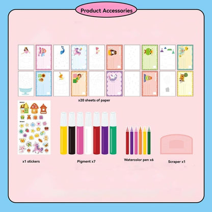 Rainbow Dot Painting Art Kits