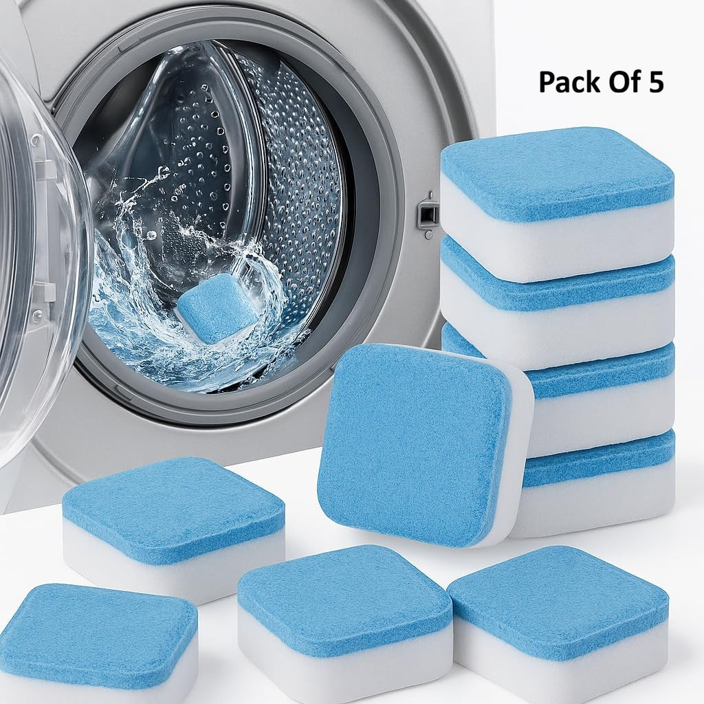 5 Pcs Washing Machine Cleaner Tablets