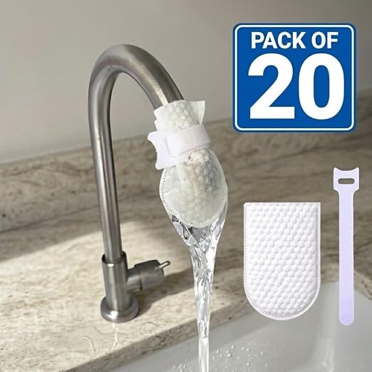 Water Filter Tap Cover Faucet Filter Cotton Bag (Pack of 20)